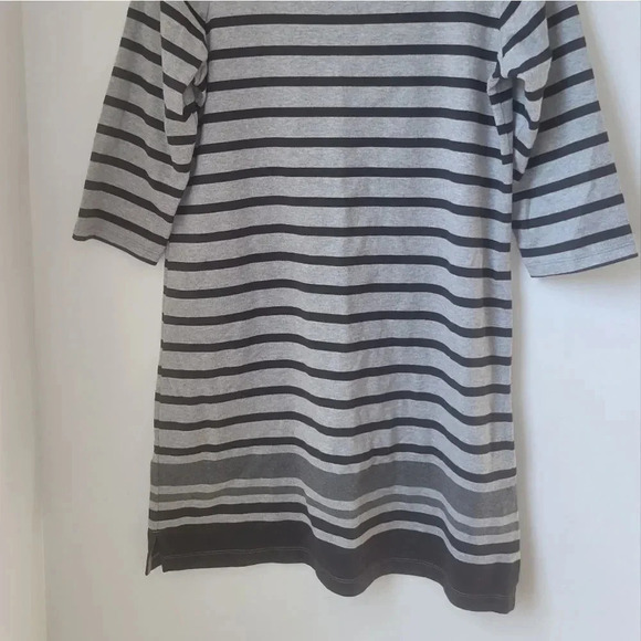 L.L.Bean Mariner Square Neck Striped Dress - Picture 4 of 9